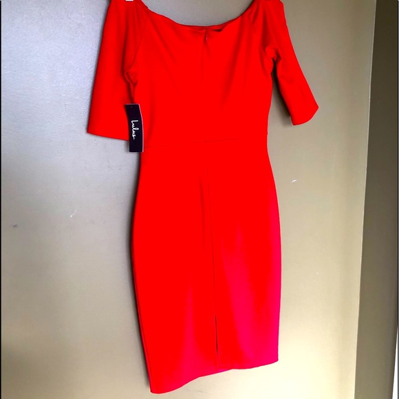 Lulus Dresses & Skirts - Lulus red off the shoulder dress size M
